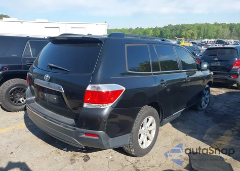 2012 Toyota Highlander Se V6 из США, поврежденный, VIN 5TDZK3EH5CS083041